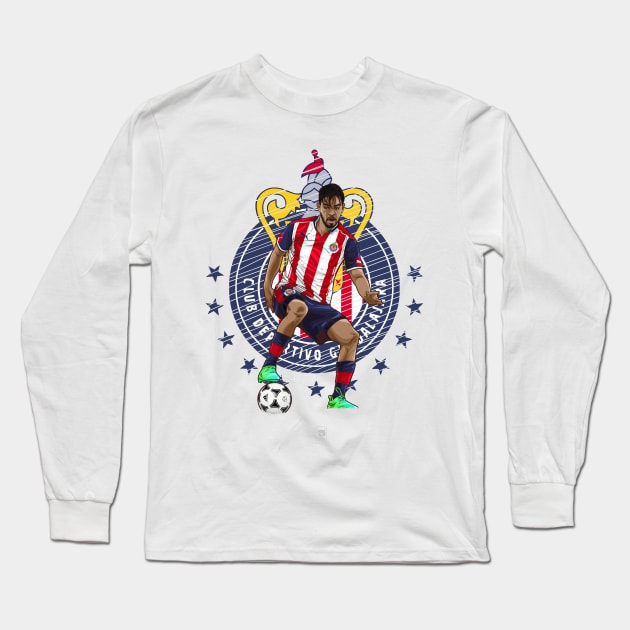 Rodolfo Pizarro Guadalajara Long Sleeve T-Shirt by akyanyme